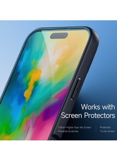 DUX DUCIS DUX DUCIS Aimo Case Anti-Yellowing Clear [Hard PC Back & Soft TPU Bumper] Magnetic Wireless Charging With Stand Shockproof Protective Phone Case Cover compatible with IPhone 16 Pro Max (Black)  - Image 3