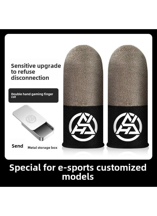 Generic Game Finger Set Luminous Warrior Finger Set E-sports King Chicken Finger Set Breathable Sensitive Touch Screen Finger Set-Product Color:  - Image 3