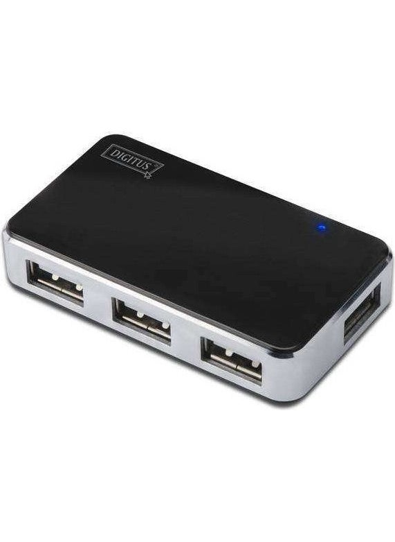 DIGITUS DA-70220 4 PORT 2.0 BLACK USB MULTIPLIER 