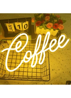 BPA Coffee Neon Sign Dimmable Neon Coffee Signs Coffee Led Sign Art Decorative Lights Coffee Sign For Shops Hotels Restaurant Cafe Coffee Bar Club Home Wall Decor Business Gift Warm White  - Image 3