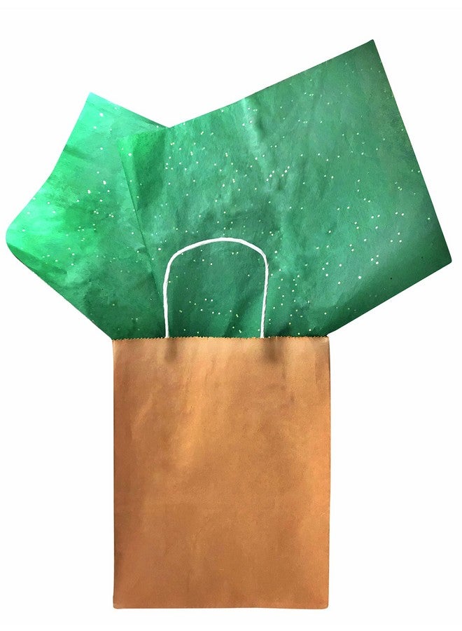 Eco Sarras Dark Green with reflective Gemstones gift tissue paper sheets for christmas gift hampers, gift packaging, wedding decoration, gift trays, christmas decoration (30 SHEETS) - Image 2