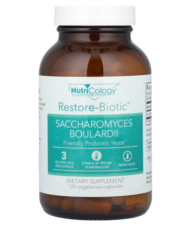 Nutricology Restore-Biotic® Saccharomyces Boulardii 150 mg  120 Vegetarian Capsules