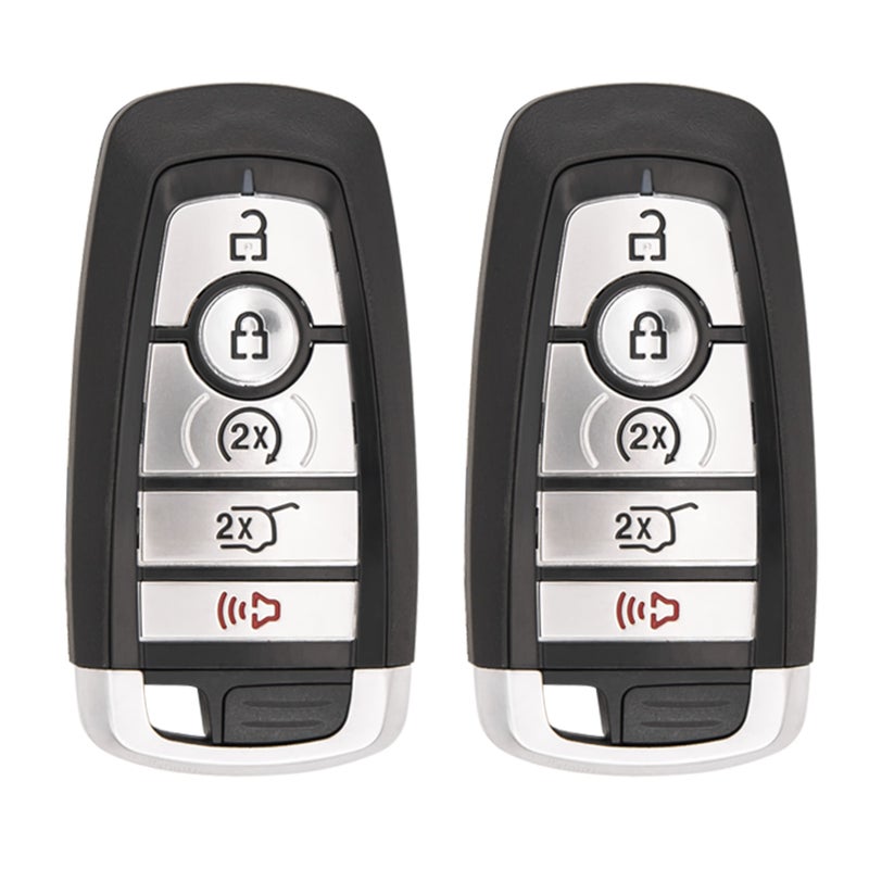 Keyless2Go Replacement for 5 Button Proximity Smart Key 2Way Gen 5 PEPS for Ford M3NA2C931426 164R8198
