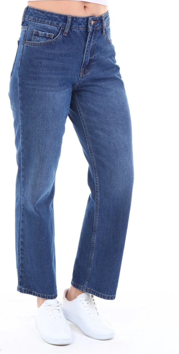 Cedy Denim Women's High Waist Casual Jeans Plus Size Jeans - C602