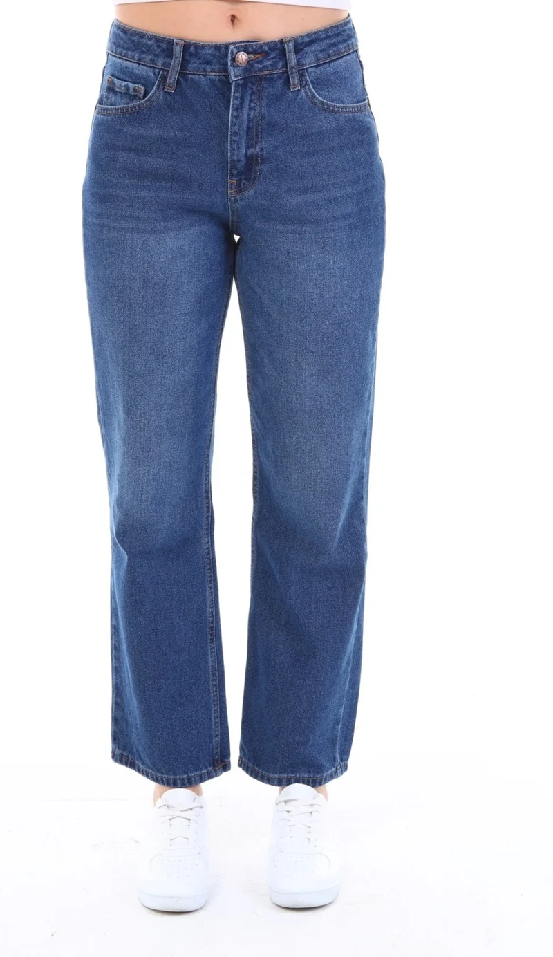 Cedy Denim Women's High Waist Casual Jeans Plus Size Jeans - C602