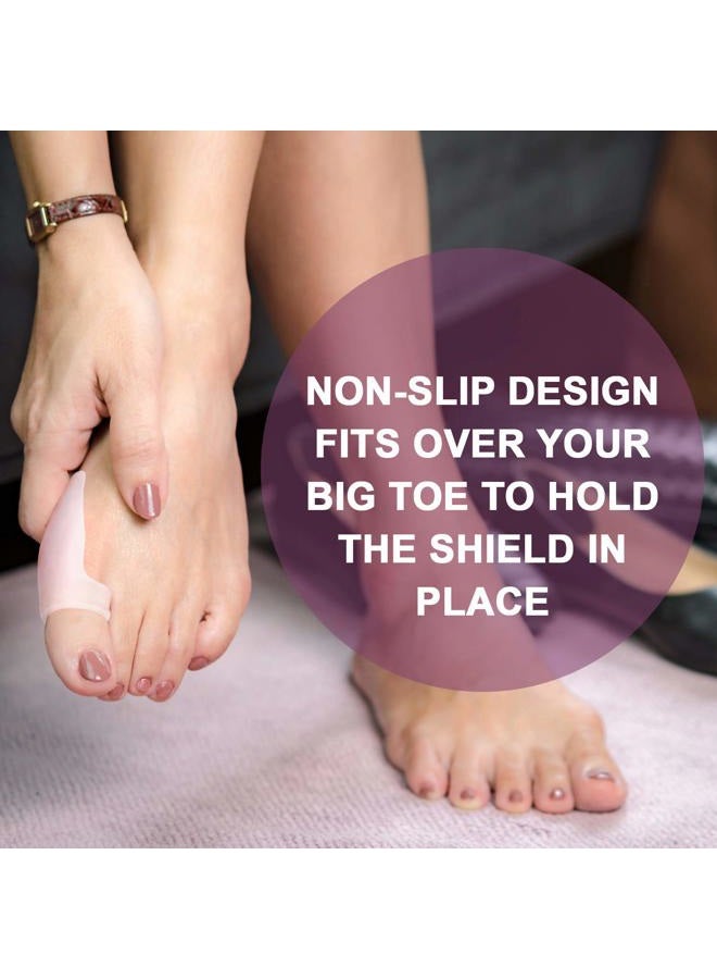 Promifun Gel Bunion Protector Shield, 10 Pack of Bunion Pads and Cushions, Bunion Guard for Big Toe, Relieve Foot Pain from Friction, Rubbing and Pressure - Clear - Image 5