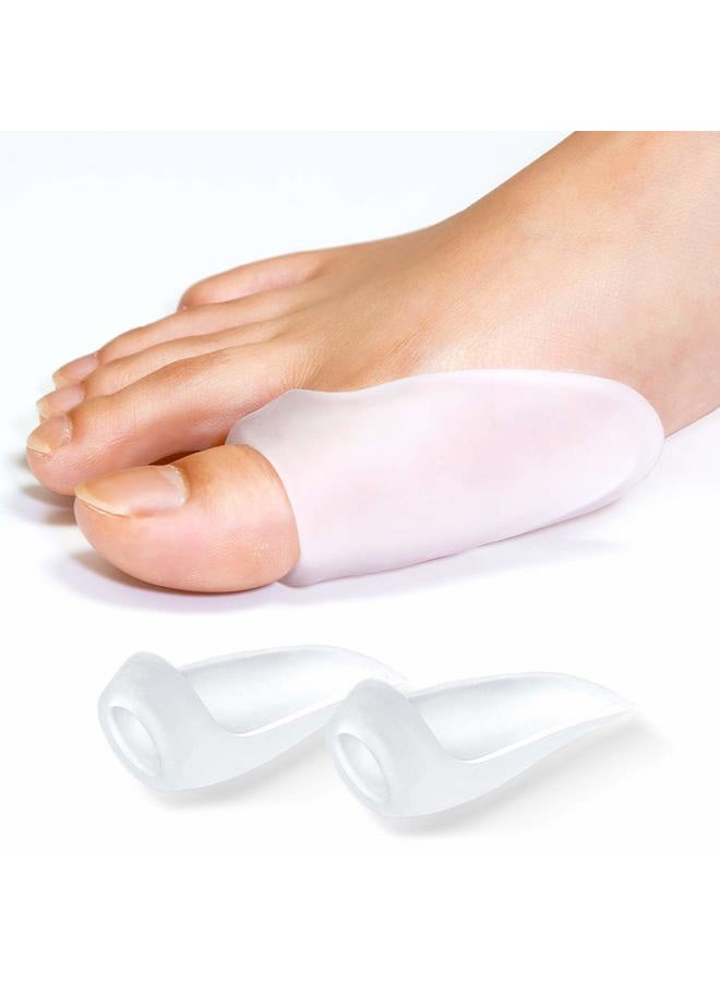 Promifun Gel Bunion Protector Shield, 10 Pack of Bunion Pads and Cushions, Bunion Guard for Big Toe, Relieve Foot Pain from Friction, Rubbing and Pressure - Clear - Image 1