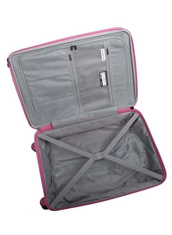 it Luggage it luggage Spontaneous, Unisex Polypropylene Material Hard Case Luggage, 8x360 degree Spinner Wheels, Expandable Trolley Bag, TSA Type lock,15-2881-08, Size Cabin, Color Azalea Pink  - Image 4