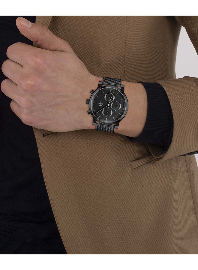 LACOSTE ROUND ANALOG MEN'S BLACK CASE WATCH - 2011411 - Image 5