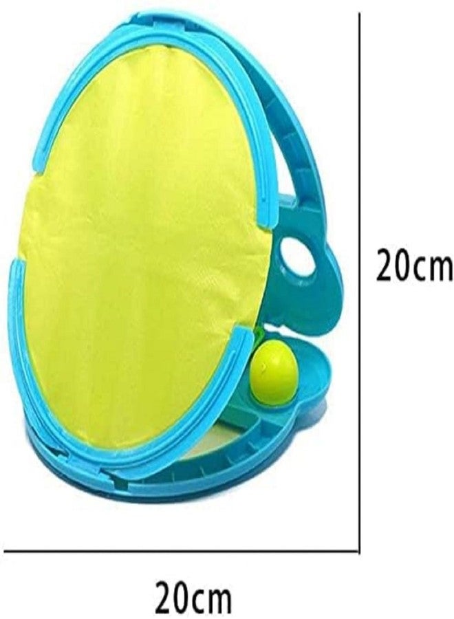 Pluspicks Catch and Throw Ball Outdoor Games for Kids 2Pcs Throw Catch Ball Game - Pop Pass Catch Ball Game with 4 Balls for Outdoor Yard Games Beach Pool Toys (Multicolor) - Image 3