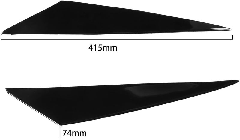 Vuzmode Gloss Black Headlight Eyelids for BMW X1 E84 - Image 2