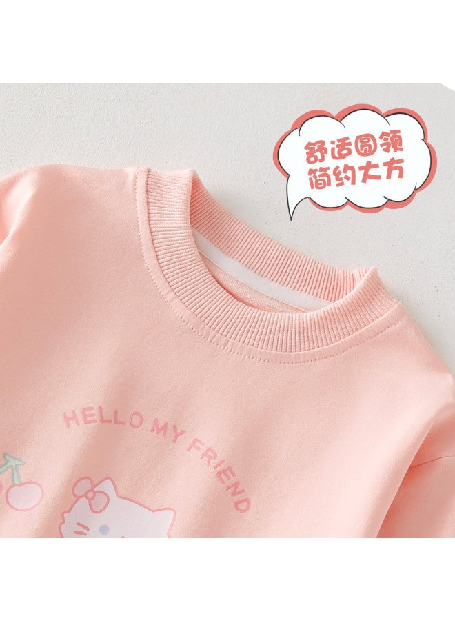 Doxiluka Baby Girl Spring Sweatshirt, Toddler Pullover Top, Infant Long-sleeve Hoodie, Kids Casual Outerwear - Image 3