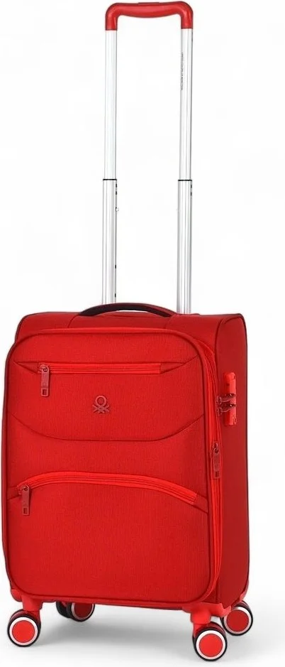 بينيتون 50 cm Red Unisex Cabin Size Suitcase 14BNT2400-03