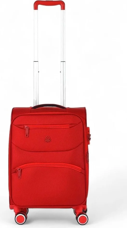 بينيتون 50 cm Red Unisex Cabin Size Suitcase 14BNT2400-03