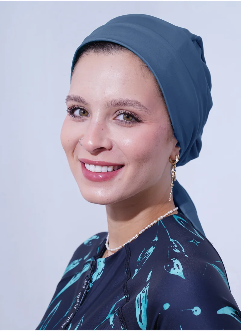 Pepla Grey Turban - Swim Turban