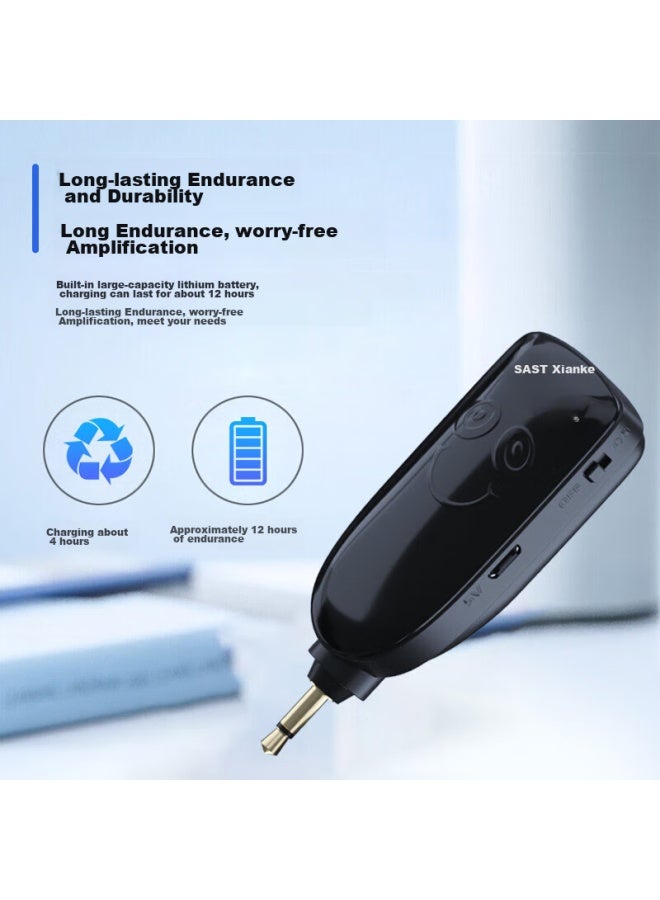 SAST Xianke Sast Ok-75a Headset Wireless Microphone Amplifier, For Online Cl, Teaching, Tour Guiding, Wireless Earphones, Small Microphone, Lavalier, Universal One-to Speaker - Image 2