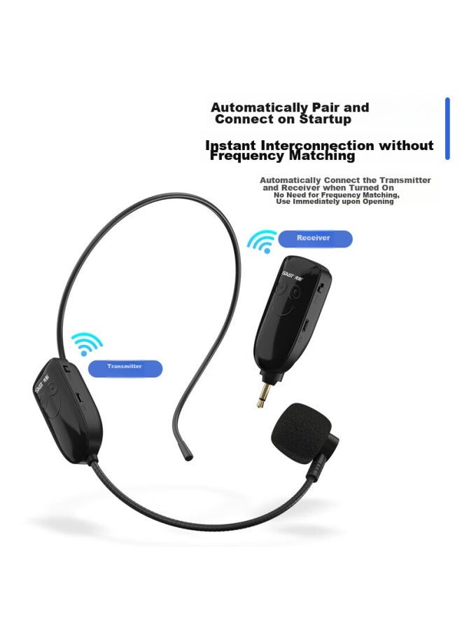 SAST Xianke Sast Ok-75a Headset Wireless Microphone Amplifier, For Online Cl, Teaching, Tour Guiding, Wireless Earphones, Small Microphone, Lavalier, Universal One-to Speaker - Image 4