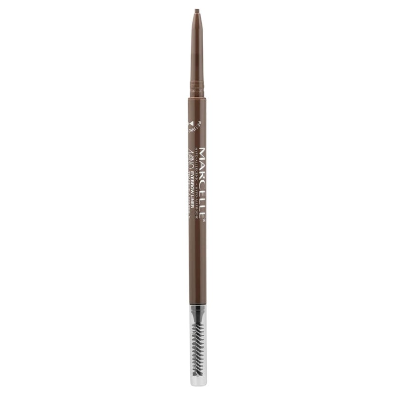 Marcelle Nano Retractable Eyebrow Liner, Fair Ash Blond, Brow Pencil, Ultra-Precise Definition, Waterproof, Long-Lasting, Hypoallergenic, Cruelty-Free, 0.09 g