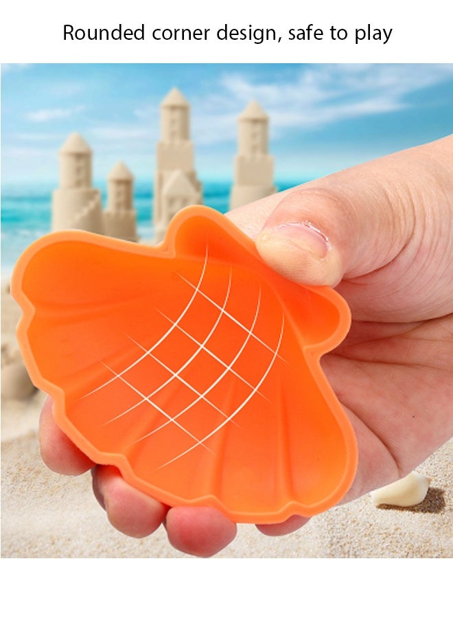 كويفلوكس مجموعة ألعاب شاطئ للأطفال مكونة من 30 قطعة، مجموعة لعب رمل وماء ملونة مع قالب ومجرفة ومشط ودلو للأطفال الصغار، ألعاب خارجية متعددة الأغراض لصندوق الرمل وحمام السباحة واللعب بالثلج ومتعة وقت الاستحمام مع حقيبة تخزين - Image 5