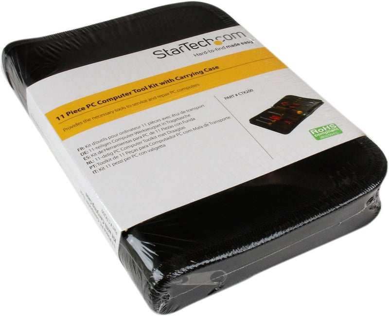 StarTech .com 11 Piece Computer Tool Kit - PC Repair Tool Kit with Zippered Vinyl Carrying Case , TAA (CTK200) - Image 3