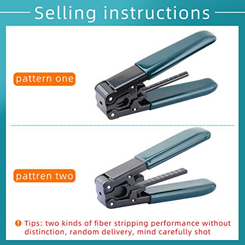 CRUISER Optic Fiber Cable Cutter Stripper Scissors for Fiber Optic Kevlar Shears with Double Hole Pliers - Image 2