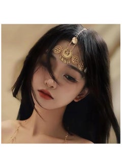Al Aoyama 6Pcs Moon Golden Head Chain, Star Moon Hair Slides Hair Clips, Ramadan Gifts Hair Accessories  - Image 2