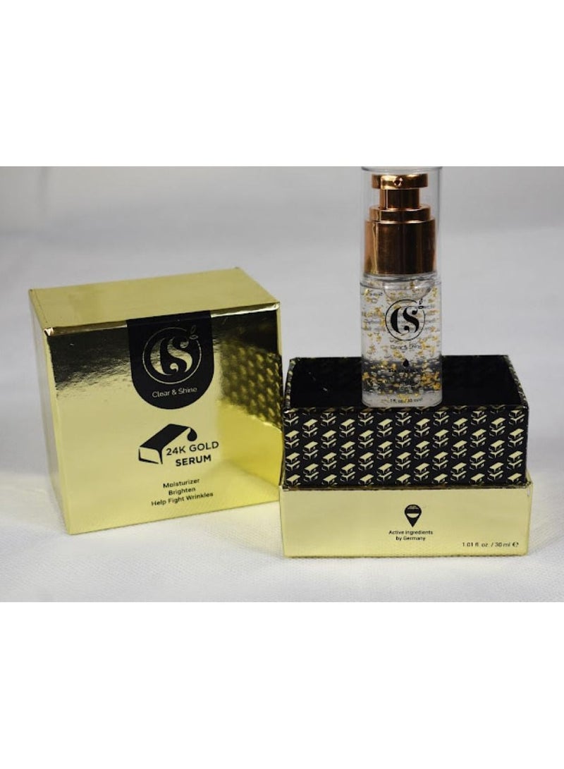Clear & Shine 24K GOLD SERUM - Image 1