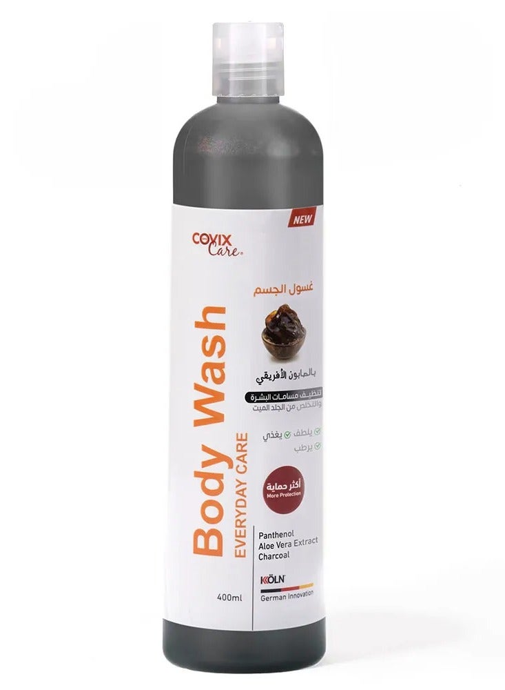 covix Cofix Care Daily Care Body Wash with African Soap 400ml - Image 1