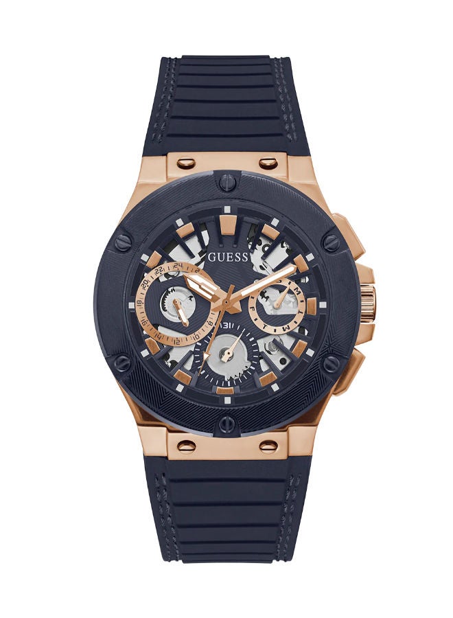 GUESS Rubber Chronograph Wrist Watch GW0487G4 - Image 1
