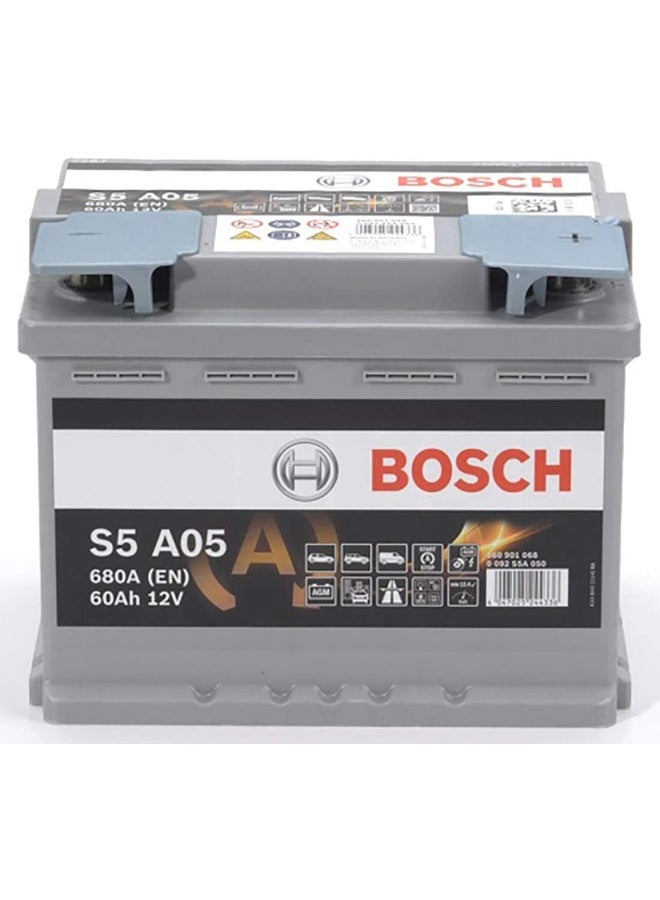 Bosch S5 A05 Start-Stop AGM Rechargeable Starter 12 V 680 A (EN) 60 Ah - Image 3