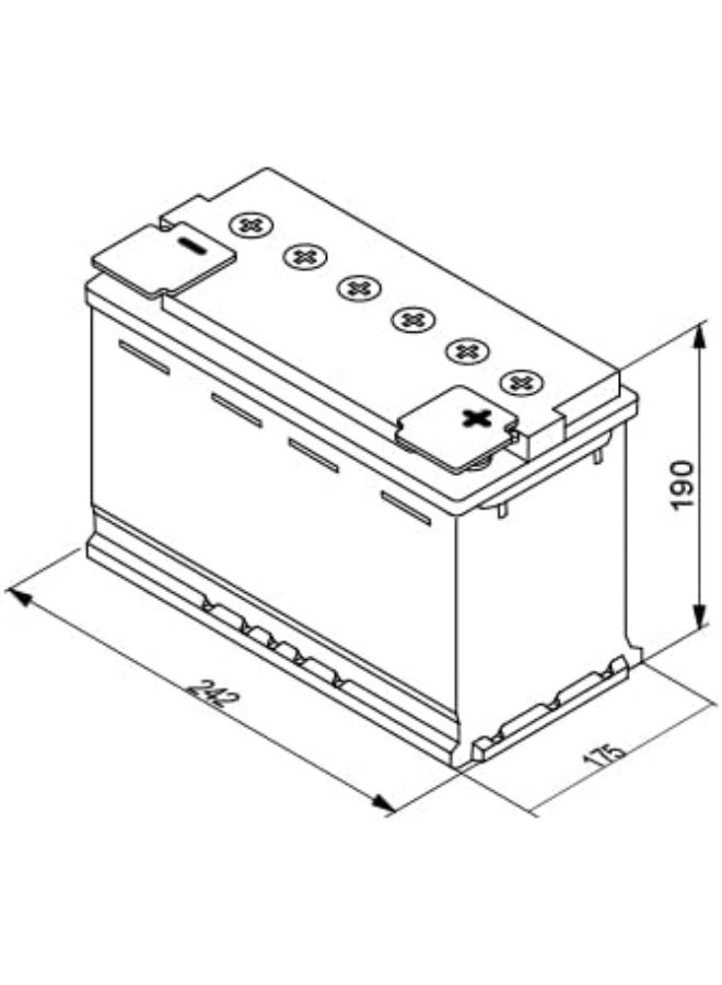Bosch S5 A05 Start-Stop AGM Rechargeable Starter 12 V 680 A (EN) 60 Ah - Image 5