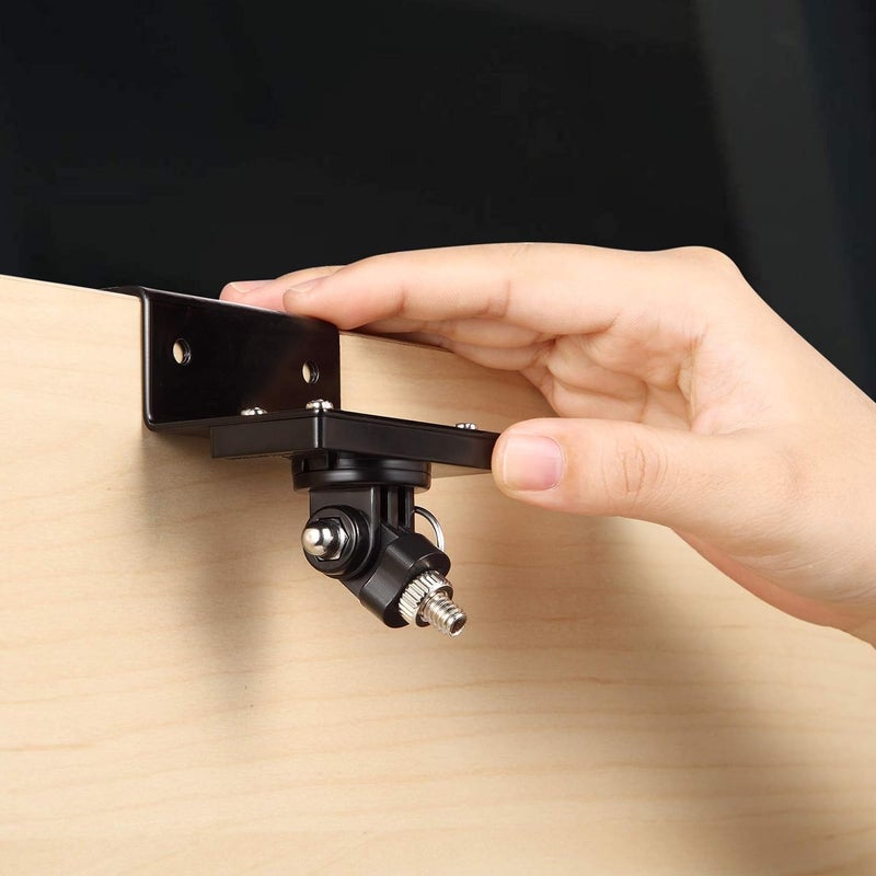 Wasserstein Door Mount Compatible with Arlo HD/Pro/Pro2/Pro3/Pro4/Pro5S/Ultra/Ultra2/Essential, Blink Outdoor/XT2, Ring Stick Up Cam Battery/Spotlight Cam Battery, eufyCam E/2/2C (Black) - Image 3
