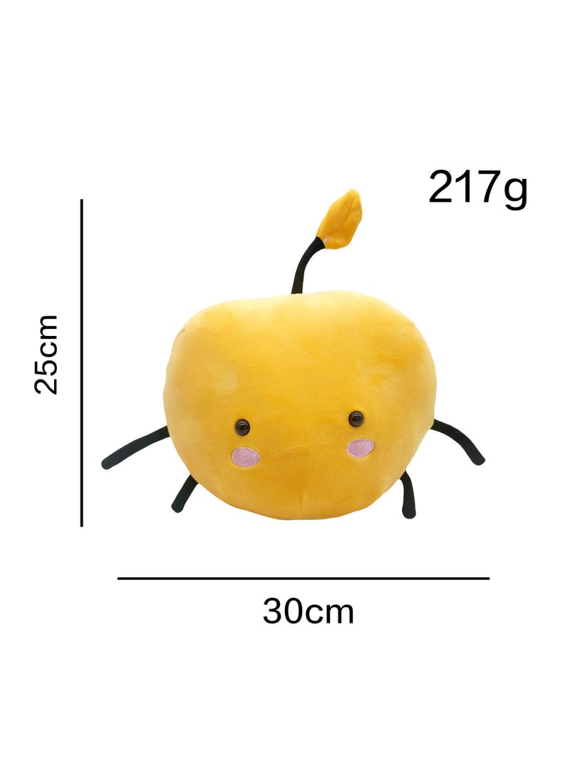 3Pcs Stardew Plush Toy Valley Doll Figure Apple Junimo Plush Plants Stuffed Animal Green Soft Plush Pillow, Best Gift for Your Family - Image 3