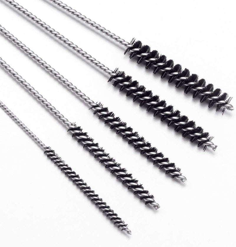 Petutu Set of 4 Carburetor Carbon Dirt Jet Remove Cleaner 26 Cleaning Wires Set + 20 Cleaning Needles + 10 Nylon Brushes Tool Kit for Motorcycle ATV Moped Welder Carb Chainsaw Spray Guns Torch Tips - Image 5