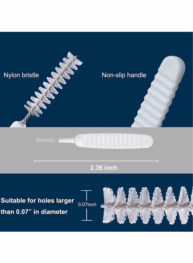 30PCS Nylon Shower Nozzle Cleaning Brush Set for Effective Bathroom Cleaning and Anti-Clogging Solutions - Image 2