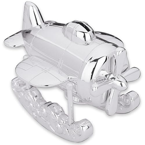 Reed & Barton Reed and Barton 624 Zoom Zoom Airplane Coin Bank - Image 1