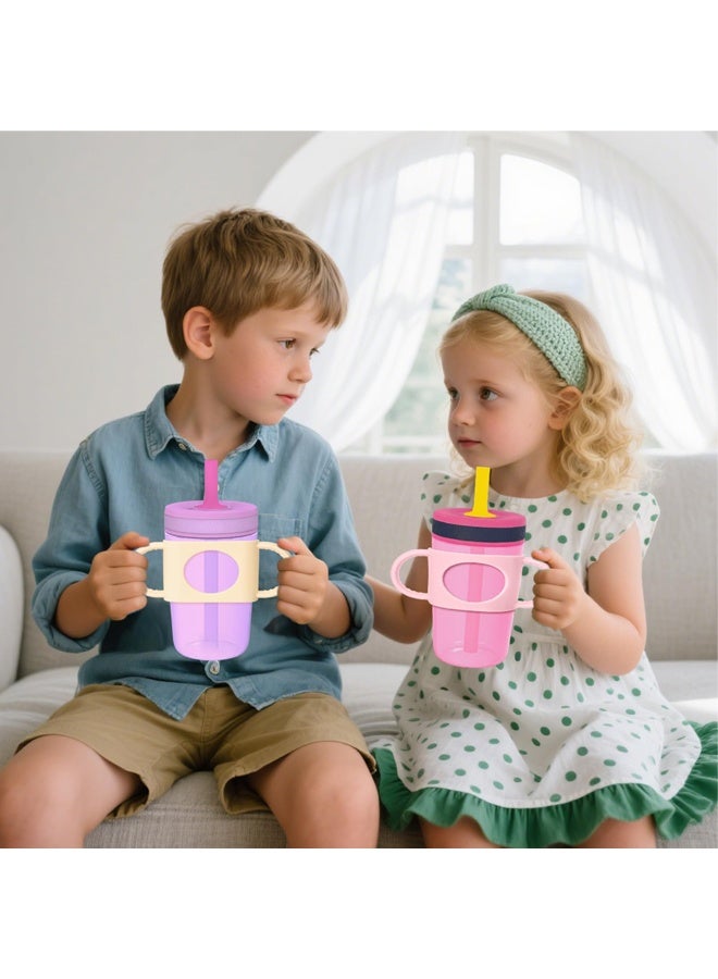 2PCS Silicone Cup Grip Handle Compatible Dr Brown Bottle Handles Toddler Bottle - Image 5