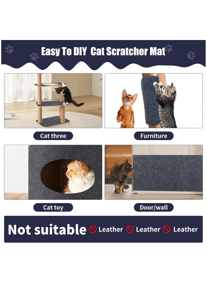 آنا 40*200 سم لوح مقصوص ذاتي اللصق لحماية الأثاث، الأرائك، والجدران من خدش القطط - Image 3