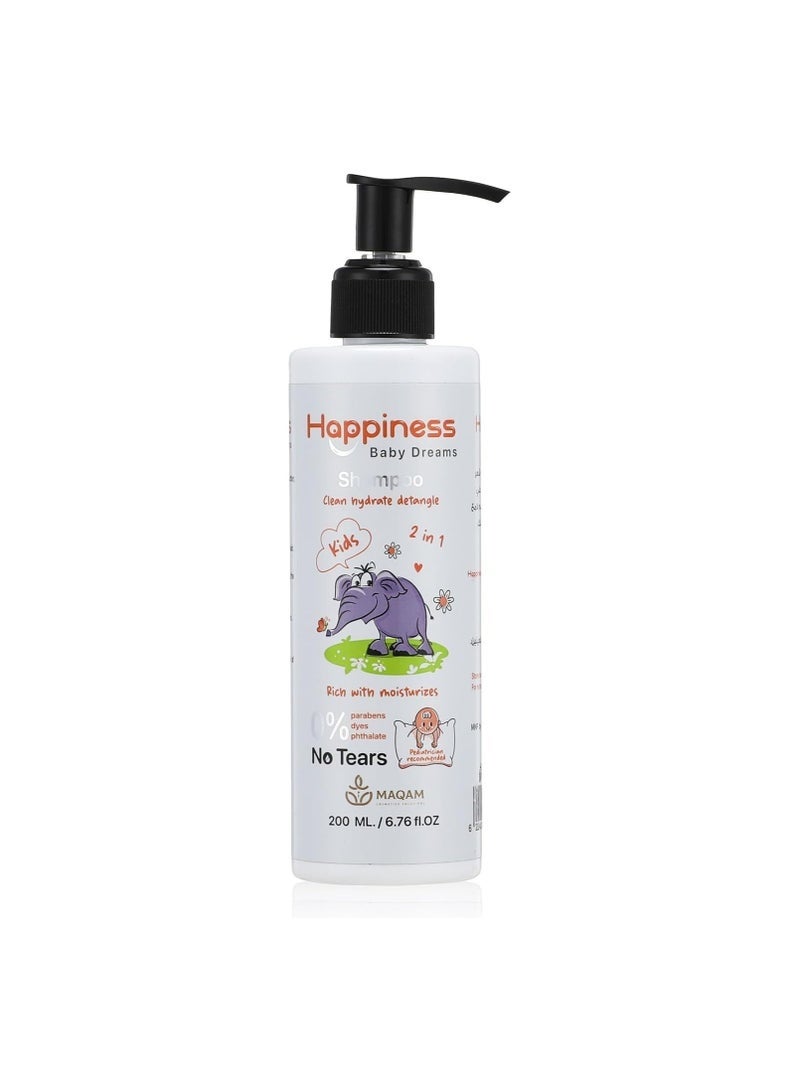 HAPPINESS BABY SHAMPO 200ML - Image 1