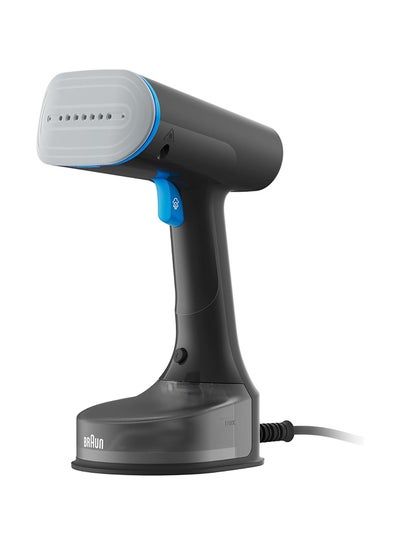 BRAUN Handheld Quickstyle 5 Garment Steamer, 150ml Capacity, 2.5m Cord, Steam 25g/Min, Dual Heated Plate, FreeGlide 3D Technology, FastHeating 150 ml 1200 W GS5031BL black