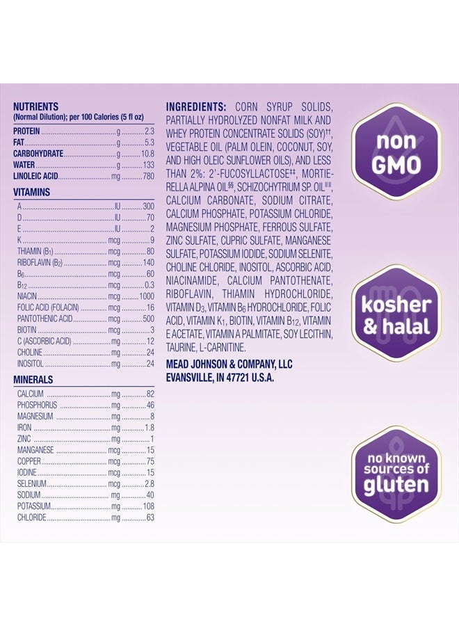 Enfamil حليب الأطفال NeuroPro Gentlease، لبناء الدماغ DHA، مزيج HuMO6 المناعي، مصمم لتقليل الانزعاج، البكاء، الغازات والتقيؤ خلال 24 ساعة، مسحوق حليب أطفال لطيف، حليب أطفال، 30.4 أونصة إعادة تعبئة - Image 4