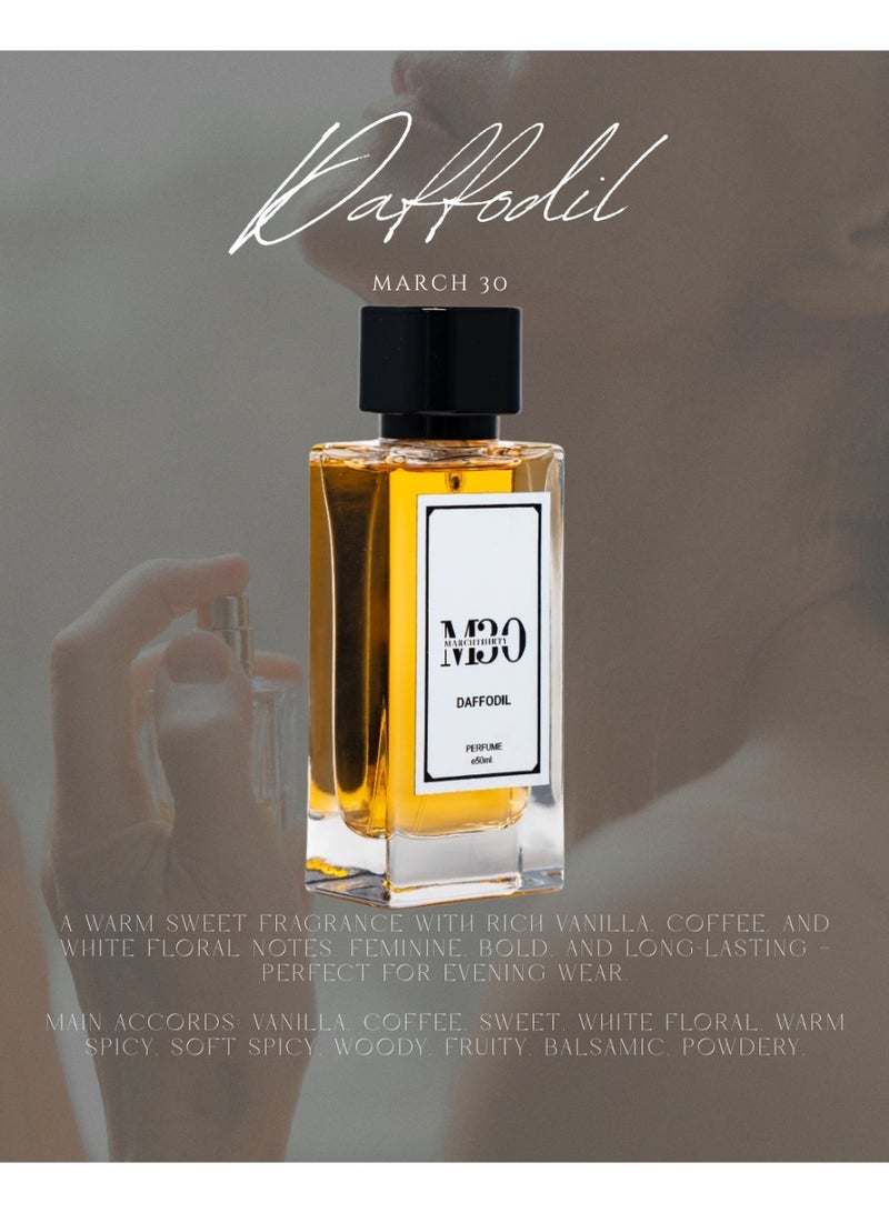 March Thirty – Daffodil Eau de Parfum 50ml for Women - Image 4