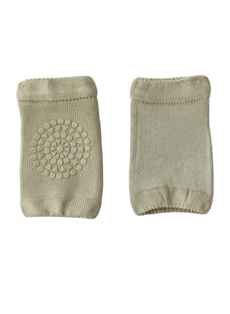 Bambimici 2-Piece Baby Knee Protective Knee Pad Set Olive - Image 4