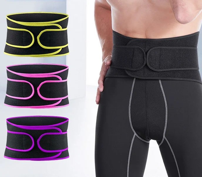 Bluejw Sports Waist Trimmer for Running, Fitness Training - Adjustable Abdominal Support Belt - Men & Women Outdoor Workout Protector - Image 1