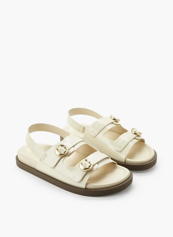 Women Buckle Detail Sandals
