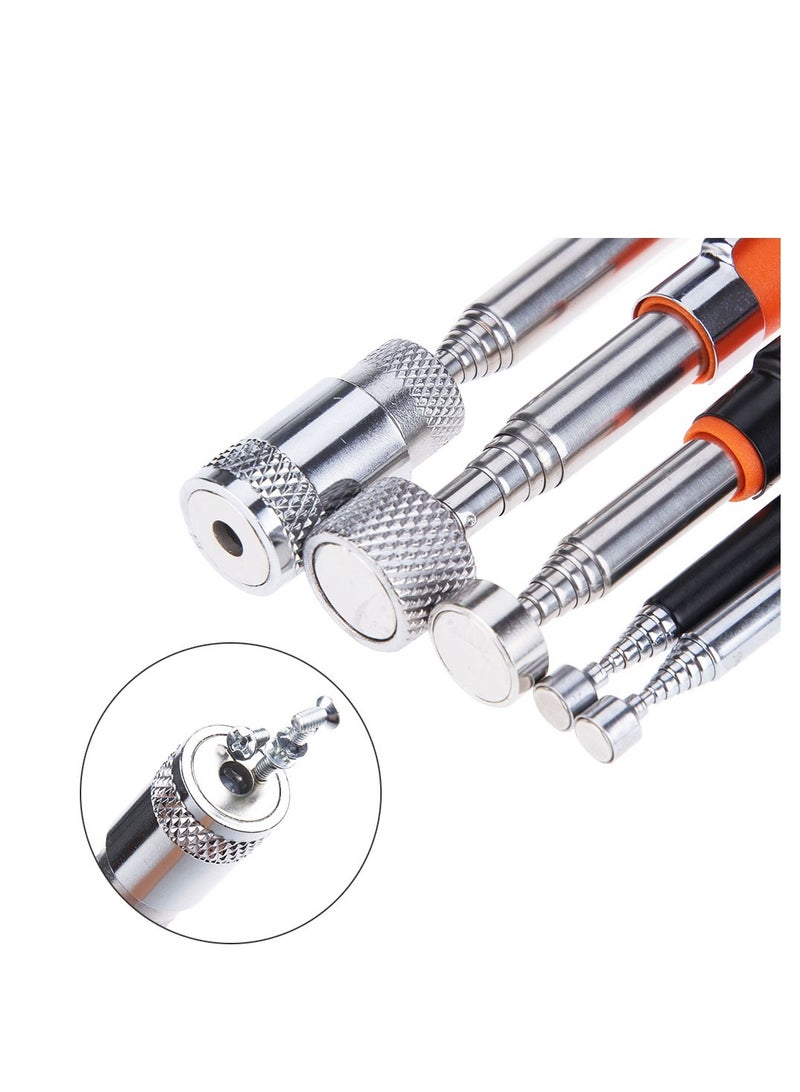 AROAQ Telescoping Magnetic Pickup Tools, Extendable Grabber Mechanic Tools, Mini Portable Telescopic Magnetic Magnet Pen For Picking Up Nut Bolt Extendable Pickup Rod Stick, ( 5LB Red ) - Image 2