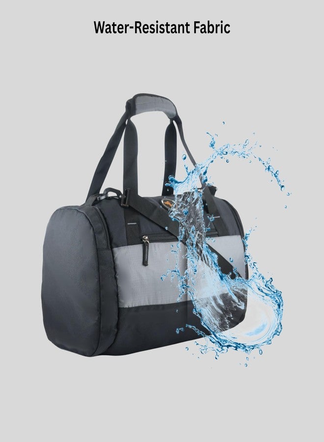 Ligo Duram Gym Bags for Men | Duffle Bags for Travel with Shoe Compartment Travel Bags | Duffle Bag for Gym | Bags for Mens and Women (Black) - Image 4
