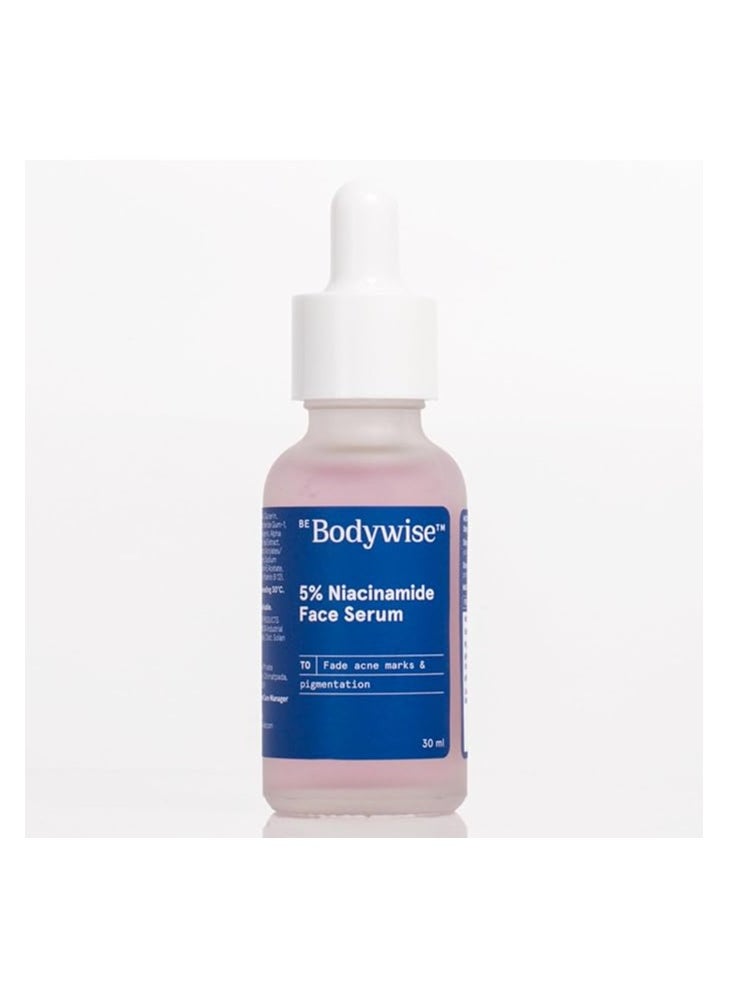 Be Bodywise 5% Niacinamide Face Serum  For Dark Spots And Acne Marks  - Image 1