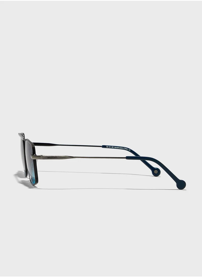30Sundays Heirloom Rectangular Sunglasses