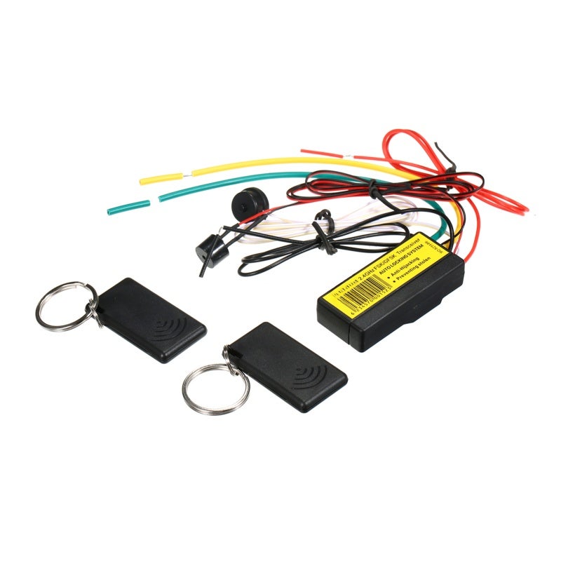 Car Engine Immobilizer: Black 2.4 GHz Anti-Theft Device - Anti-Hijacking & Alarm Modes, Large-Capacity CR2032 Battery for 12V Cars & Vehicle Owners - Image 1